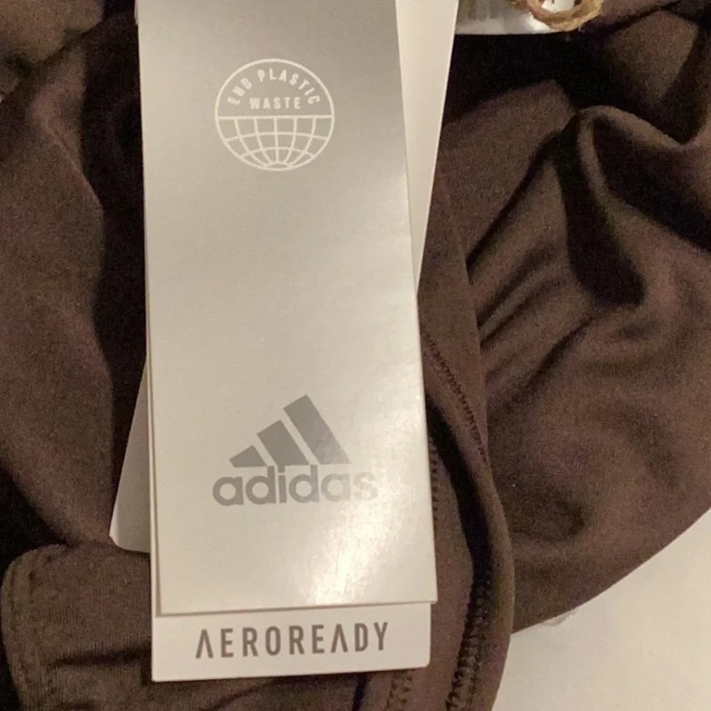 NWT Adidas Size M Water Icons‎ Swimsuit Brown/Black